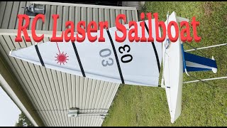 RC Laser Sailboat From Intensitysails Walk Around [upl. by Beale]