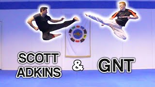 Scott Boyka Adkins amp GNT Taekwondo Sampler  Flips amp Kicks [upl. by Ainessej251]