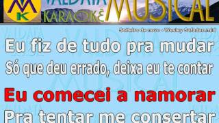 Solteiro de novo Wesley Safadao Karaoke [upl. by Reckford]