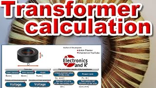 Toroidal transformer calculation calculator [upl. by Lelith347]