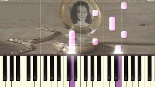 Ennio Morricone  Musical pocketwatch piano tutorial synthesia [upl. by Eiblehs]