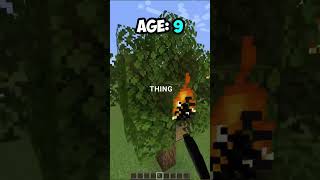 different age treehouses in minecraft VS noob 😱 shorts [upl. by Oeram]