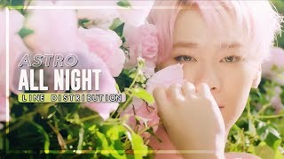 ASTRO 아스트로 「All Night」• Line Distribution [upl. by Aloeda]