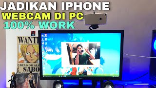 IPHONE DAN ANDROID BISA DIJADIIN WEBCAM DI PCLEPTOP [upl. by Patin]