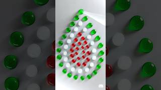 🟢⚪🔴 oddlysatisfying christmas navidad shortsvideo colors fyp satisfying [upl. by Misaq756]