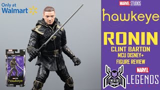 Marvel Legends RONIN Disney Hawkeye Clint Barton Avengers Endgame Walmart Excl MCU Figure Review [upl. by Schnapp]