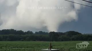 07122023 Campton Hills IL  Dual Tornadoes with Rainbow [upl. by Ysnap652]