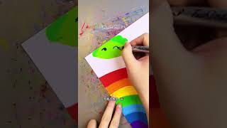 Happy Solstice Creative Painting is easy and fun Follow the jitterbug to learn how to draw Childr [upl. by Sivi]