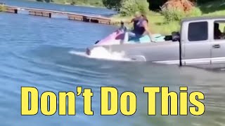 How To Lose A Truck At The Ramp  Boneheaded Boaters of The Week [upl. by Bobina]