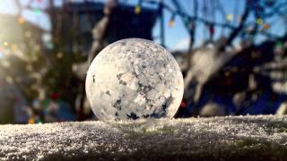 frozen bubbles in calgary [upl. by Athalee]