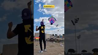 Kite Lovers😍 Big Kite😱 kite kites kiteflying patang shorts [upl. by Ellehc]