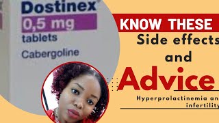 CABERGOLINE What to KNOW and AVOIDDostinex Pharm Clare [upl. by Salita]