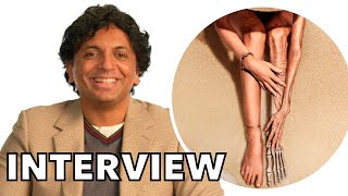 M Night Shyamalan Talks OLD Crafting The Perfect Twist and THAT SHOCKING ENDING  INTERVIEW [upl. by Sreip560]