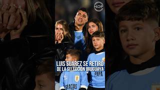 Luis Suarez se retiró de la Selección Uruguaya muy emocionado junto a su familia 😭 [upl. by Nirual]