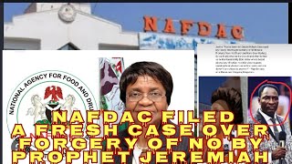 NAFDAC Clear The Air We Did Not Issue Prophet Jeremiah Any Number STOP Using His Products [upl. by Urbanus]