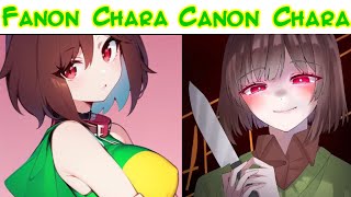 Fanon Chara Vs Canon Chara [upl. by Mainis]