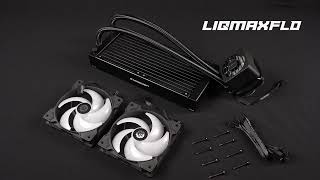 ENERMAX 101  How to install ENERMAX LIQMAXFLO Liquid CPU Cooler [upl. by Atteyek372]