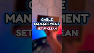 Câble management  filet de bureau  setup cablemanagement filetdebureau desksetup [upl. by Ettelrahc]