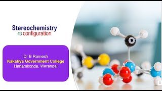 R S Configuration by Dr B Ramesh Stereochemistry JAM JEE NEET CSIRNET GATE PGCET CPGET [upl. by Ardelia]