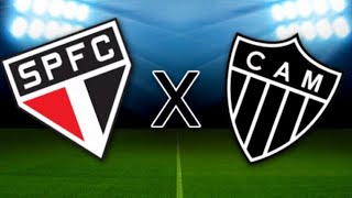 SÃO PAULO X ATLÉTICOMG AO VIVO COM IMAGENS [upl. by Lachman]