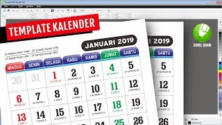 Membuat Kalender 2019 di CorelDraw [upl. by Aiahc]