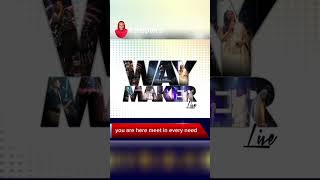 Sinach  Way maker  lyrics [upl. by Channa]