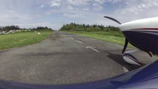 Landing and Departing Camano Island Airfield 13W in RV10 N819K [upl. by Loralie]