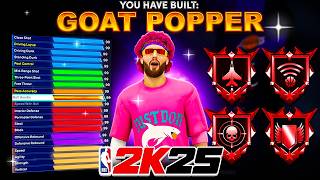 My quotGOAT POPPERquot BUILD IS DOMINATING NBA 2K25 BEST PFBACKEND BUILD on NBA 2K25 [upl. by Bekaj]