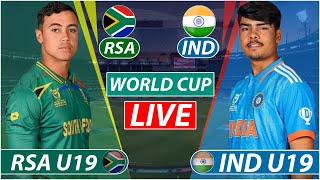 India vs South Africa U19 Live  IND U19 vs SA U19 Live Commentary  2nd Innings [upl. by Oguh]