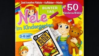 Magazin Nele 1  für Kinder von 36 Jahren  Malen Basteln Kleben  Schwarzer Peter Spiel [upl. by Sordnaxela]