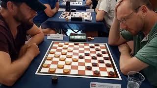 Voogd  Vipulis European Draughts Team Championship 2023 rapid [upl. by Elise]