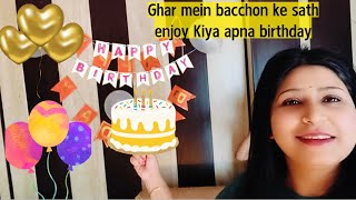 Apna birthday ghar mein bacchon ke sath enjoy Kiya shilpisareen [upl. by Schick]