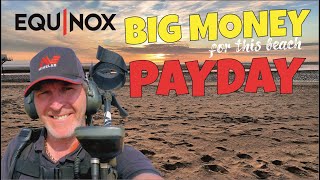 1 Way to Make More Money with Metal Detecting on Beaches Equinox 800 [upl. by Salman497]