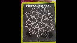 easy Rangoli plzzz subscribeshorts short vedeo [upl. by Afatsum]