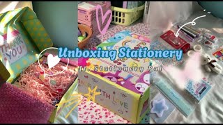 Unboxing New Stationery Supplies 🌷🧸🇧🇩  ft Stationery Pal [upl. by Newel]