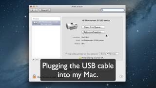 Add USB Printer on Mac [upl. by Solrac421]