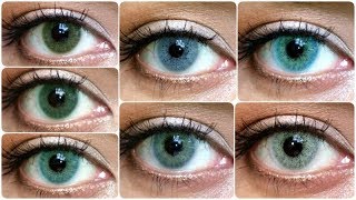 Solotica Hidrocor on Dark Eyes Solotica Dupes Contact Lens Review [upl. by Danzig797]