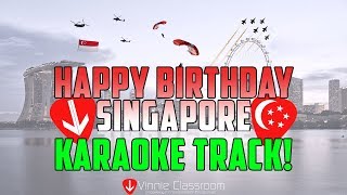 Top 9 Super Classic Singapore National Day Songs Karaoke  By Vinnie Classroom [upl. by Rachelle]