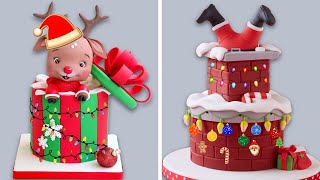 1 Hour Relaxing ⏰ Perfect Cake Decorating Ideas Themed Christmas 🎄 Happy Christmas 2021 [upl. by Fabrienne]