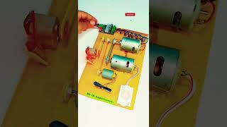 Multiplay generator use of 12amp5V DC motor shorts viralvideo experiment 💥🔁 [upl. by Minoru76]