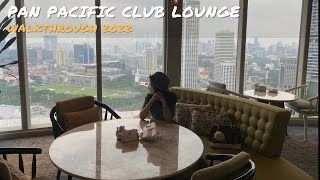 Pan Pacific Singapore 2022 Club Lounge Walkthrough [upl. by Tneicniv]