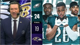 Eagles are the BEST Team in NFL  Tony Romo breaks Eagles 2419 win over Lamar Jackson amp Ravens [upl. by Ignaz]