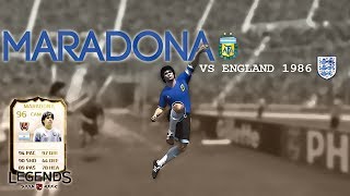 MARADONA GOAL OF THE CENTURY VS ENGLAND  FIFA 14 WORLD CUP [upl. by Procto]