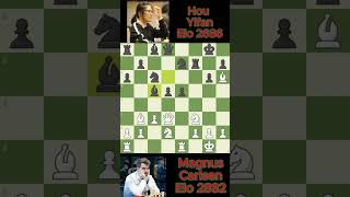 Magnus Carlsen vs Hou Yifan chess game 1316 [upl. by Uoliram]