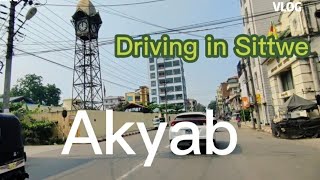 Driving in Sittwe Akyab [upl. by Arze]