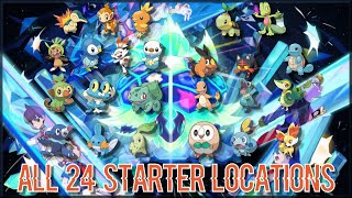 HOW TO GET ALL 24 STARTERS INDIGO DISK Pokemon Scarlet amp Violet [upl. by Arlan]