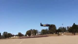 FlightlineRC 1200mm F8F1 Bearcat at Vandenberg AFB CA [upl. by Ennayrb]