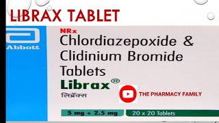 Librax 5mg25mgChlordiazepoxideClidinium Tablet view uses and side effects [upl. by Luthanen215]