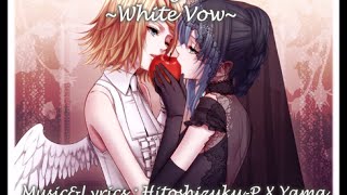 【Hatsune Miku】Alluring Secret White Vow【Indonesian Sub】 [upl. by Enyamert256]