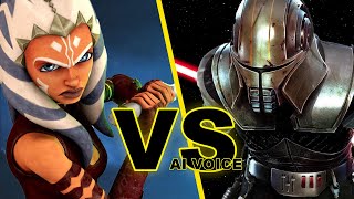 Lord Starkiller amp Ahsoka talk about The Dark Side AI Voice [upl. by Wittie]